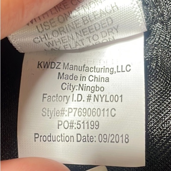 BEAUTEES Red Kids Dress with Black Floral Design - Picture 8 of 10